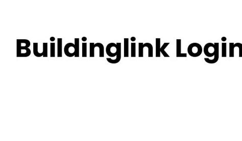Buildinglink.com login - 